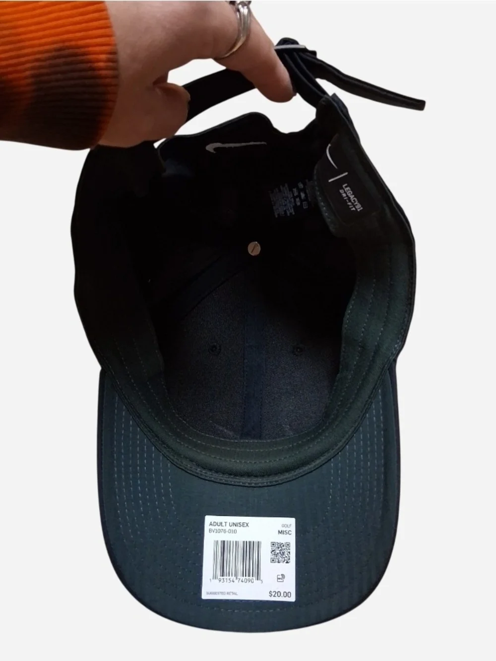 Nike Black Unisex Legendary19 Dri Fit Hat NWT